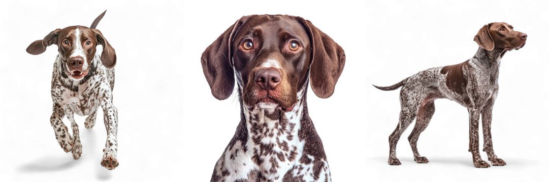 German Shorthaired Pointer on point